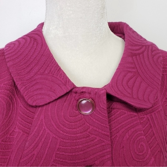 Merona Collections Magenta Suit/ Dress Jacket VGUC - Picture 3 of 12